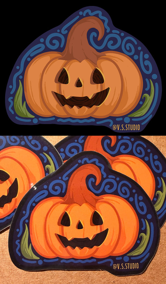 Halloween Pumpkin Sticker